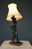 Mid-Century “Black Lady” Table Lamp by Barsony Australia 1950s - Lighting