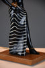Mid-Century “Black Lady” Table Lamp by Barsony Australia 1950s - Lighting