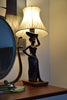 Mid-Century “Black Lady” Table Lamp by Barsony Australia 1950s - Lighting