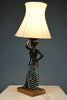Mid-Century “Black Lady” Table Lamp by Barsony Australia 1950s - Lighting