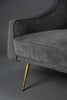 Mid-Century Grey Velvet Lounge Chair by ISA Bergamo Italy 1950s - Furniture
