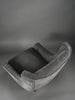 Mid-Century Grey Velvet Lounge Chair by ISA Bergamo Italy 1950s - Furniture