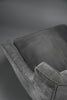 Mid-Century Grey Velvet Lounge Chair by ISA Bergamo Italy 1950s - Furniture