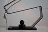 Mid-Century Modern Black and White Table Desk or Nightstand Lamp - Lighting