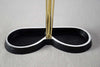 Mid-Century Modern Brass and Black Umbrella Stand - Decor