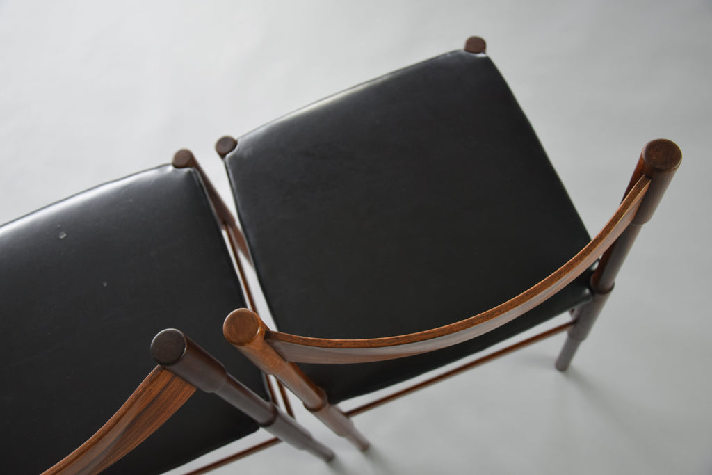 Mid-Century Modern Brazilian Cherry Wood Dining Chairs - Furniture