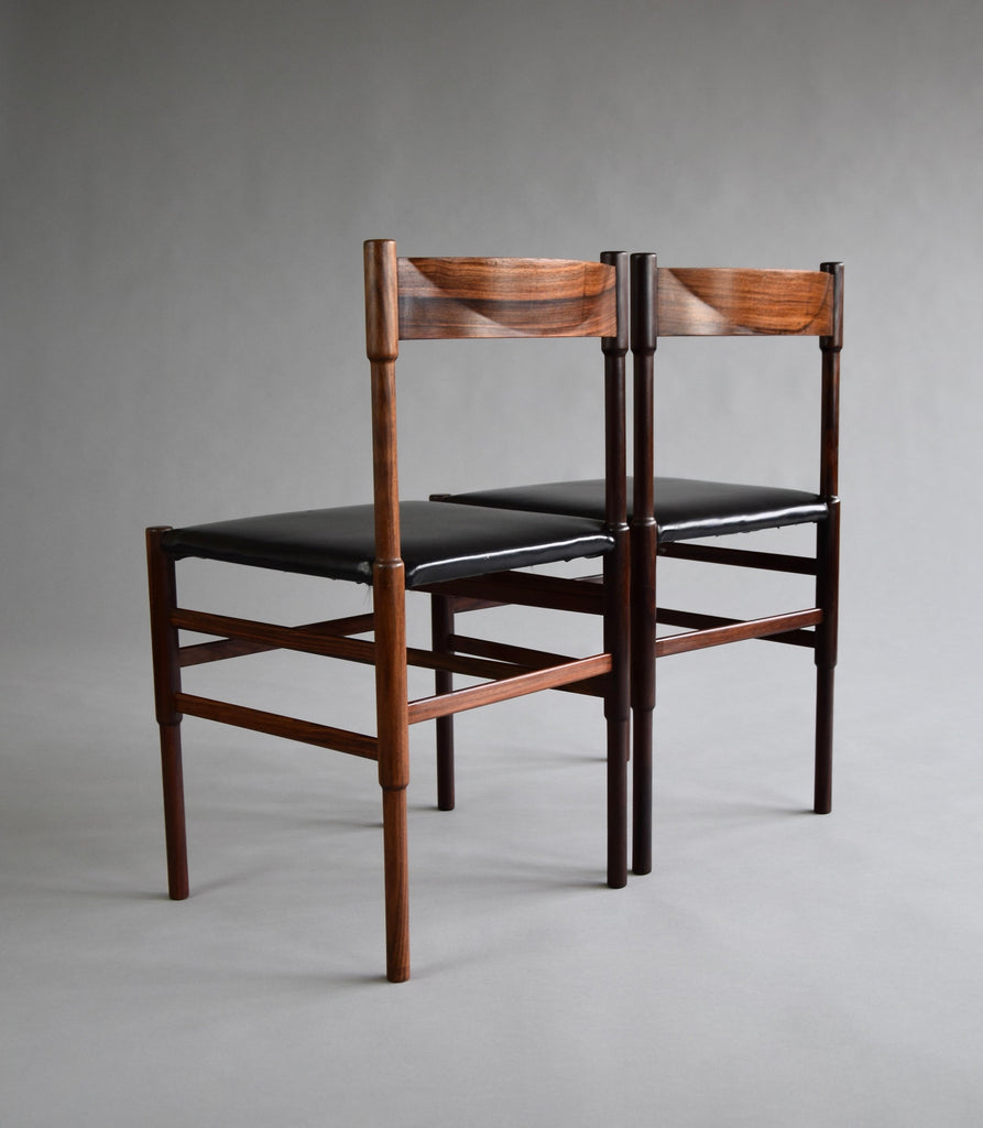 Mid-Century Modern Brazilian Cherry Wood Dining Chairs - Furniture