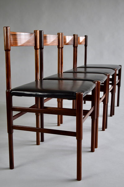 Mid-Century Modern Brazilian Cherry Wood Dining Chairs - Furniture