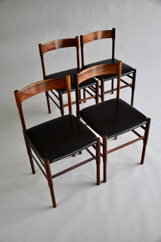 Mid-Century Modern Brazilian Cherry Wood Dining Chairs - Furniture