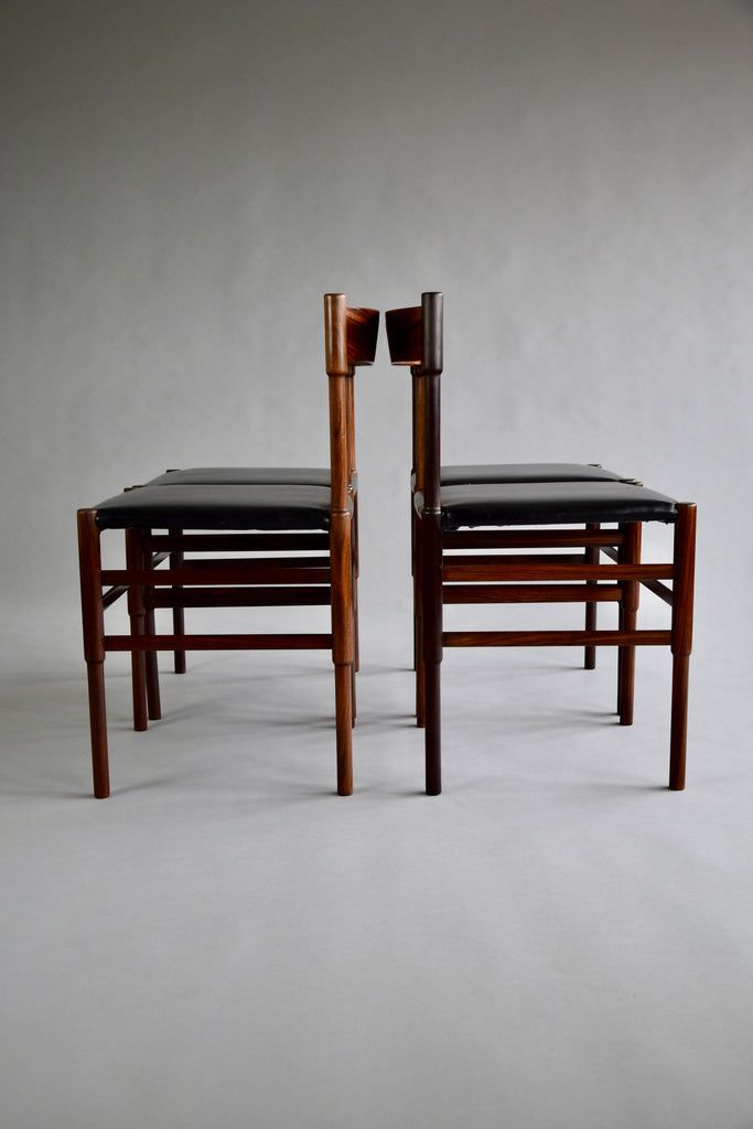 Mid-Century Modern Brazilian Cherry Wood Dining Chairs - Furniture
