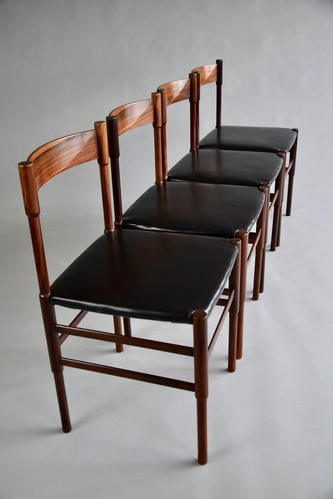 Mid-Century Modern Brazilian Cherry Wood Dining Chairs - Furniture