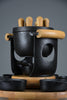 Mid-century modern cast iron and wood fondue set by Richard Nissen for Bodum Denmark 1960s - Collectibles