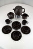 Mid-Century Modern Ceramic Espresso Set by Franco Pozzi - Decor