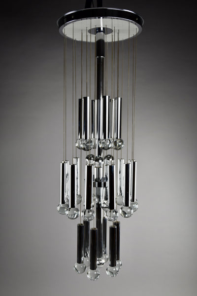 Mid century modern chandelier by Gaetano Sciolari - Lighting