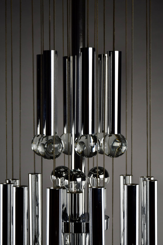 Mid century modern chandelier by Gaetano Sciolari - Lighting