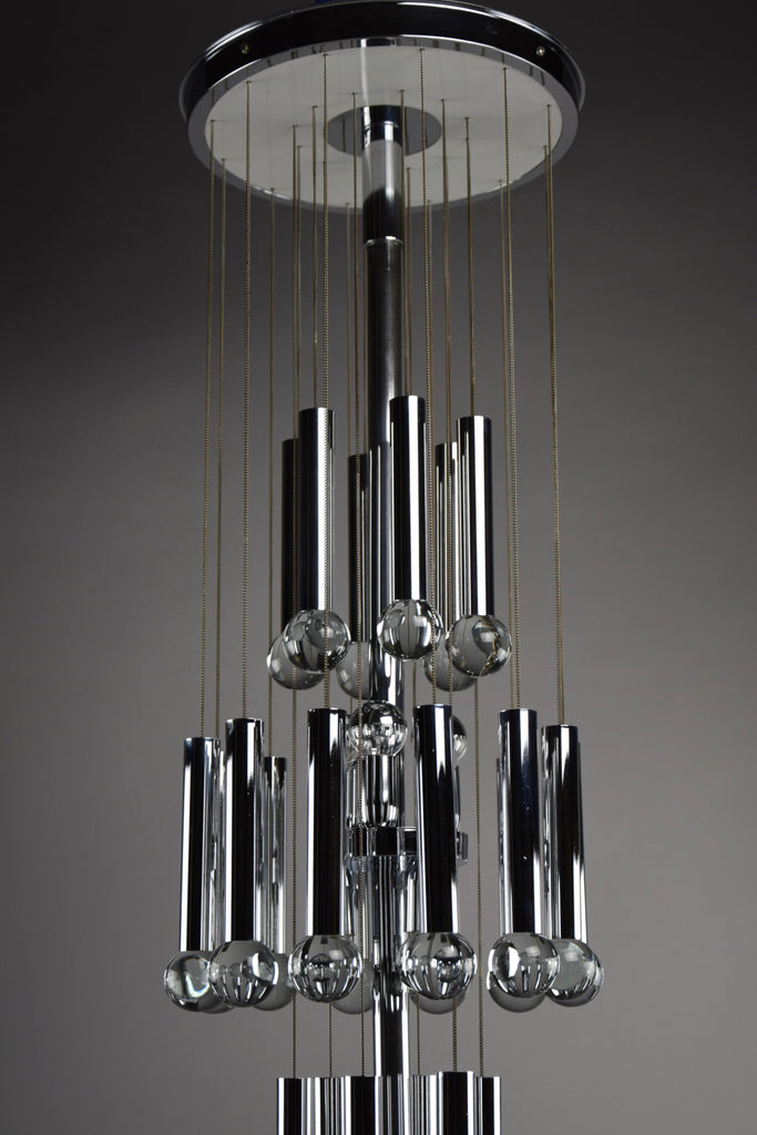Mid century modern chandelier by Gaetano Sciolari - Lighting
