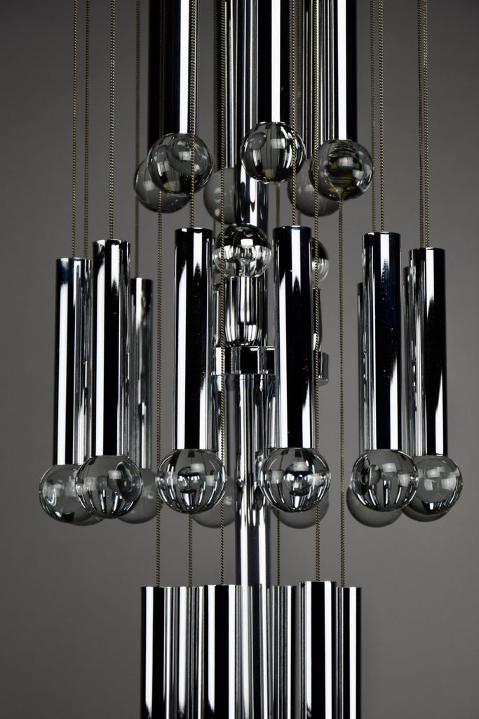 Mid century modern chandelier by Gaetano Sciolari - Lighting