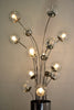 Mid century modern chrome Italian floor lamp - Lighting