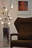 Mid century modern chrome Italian floor lamp - Lighting