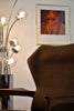Mid century modern chrome Italian floor lamp - Lighting