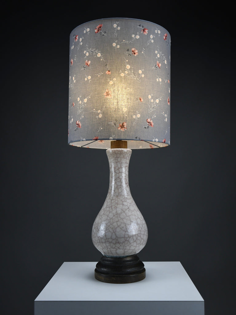 Mid-century modern craquelé table lamp by Pieter Groeneveldt theNetherlands - Lighting