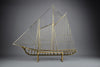 Mid century modern Curtis Jerè brass sailboat sculpture - Art