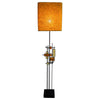 Mid-Century Modern Danish Wrought Iron and Glass Floor Lamp by Holm Sorensen - Lighting