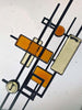 Mid-Century Modern Danish Wrought Iron and Glass Floor Lamp by Holm Sorensen - Lighting