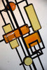 Mid-Century Modern Danish Wrought Iron and Glass Floor Lamp by Holm Sorensen - Lighting