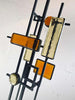 Mid-Century Modern Danish Wrought Iron and Glass Floor Lamp by Holm Sorensen - Lighting