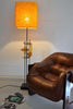 Mid-Century Modern Danish Wrought Iron and Glass Floor Lamp by Holm Sorensen - Lighting