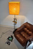 Mid-Century Modern Danish Wrought Iron and Glass Floor Lamp by Holm Sorensen - Lighting
