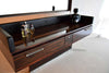 Mid-Century Modern Jatoba Brasilian Cherry Wood Vanity - Furniture