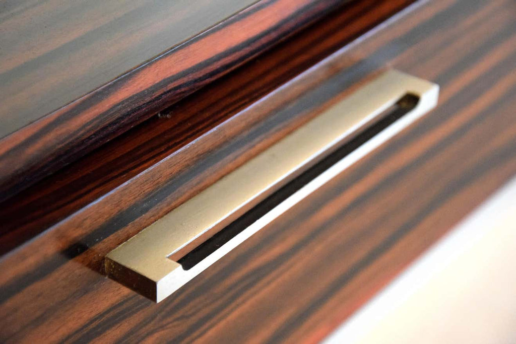 Mid-Century Modern Jatoba Brasilian Cherry Wood Vanity - Furniture