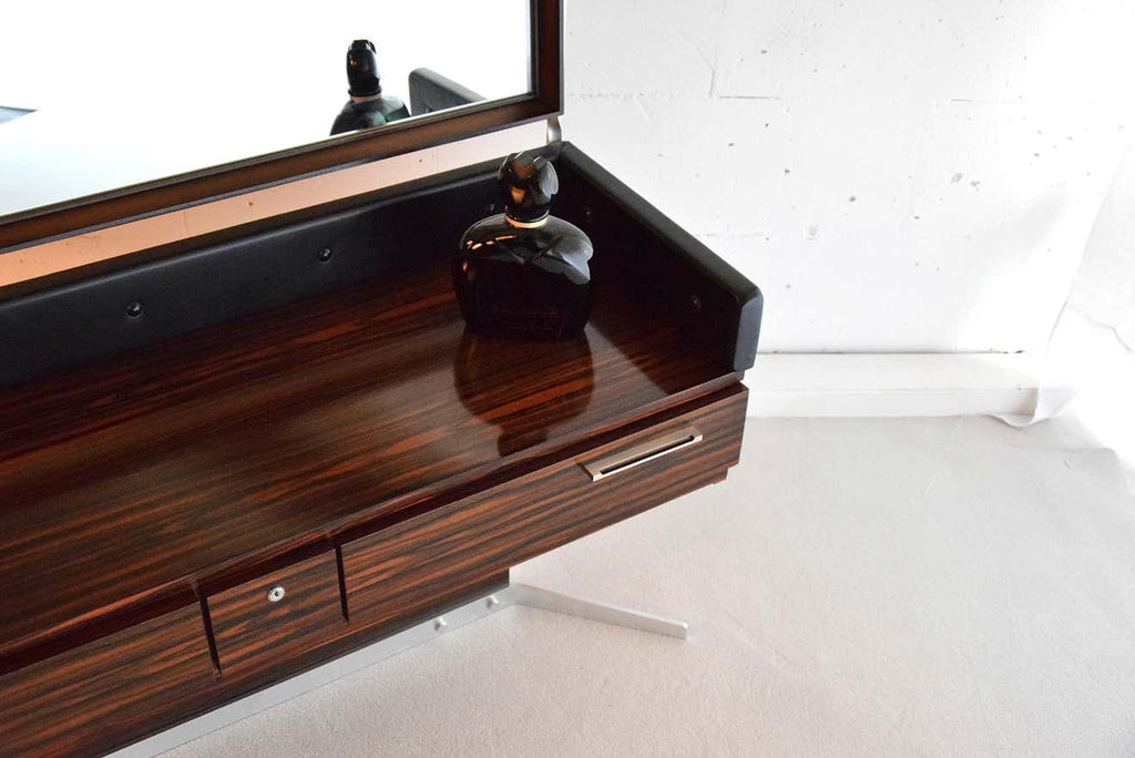 Mid-Century Modern Jatoba Brasilian Cherry Wood Vanity - Furniture