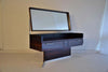 Mid-Century Modern Jatoba Brasilian Cherry Wood Vanity - Furniture