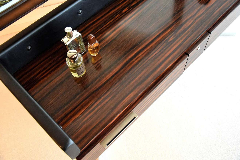 Mid-Century Modern Jatoba Brasilian Cherry Wood Vanity - Furniture