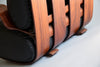 Mid-Century Modern Leather Jatoba vineer and Plywood Rocking Chair - Leather / Black - Furniture