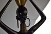 Mid-Century Modern Life Size Brass and Copper Statue of African Beauty - Decor