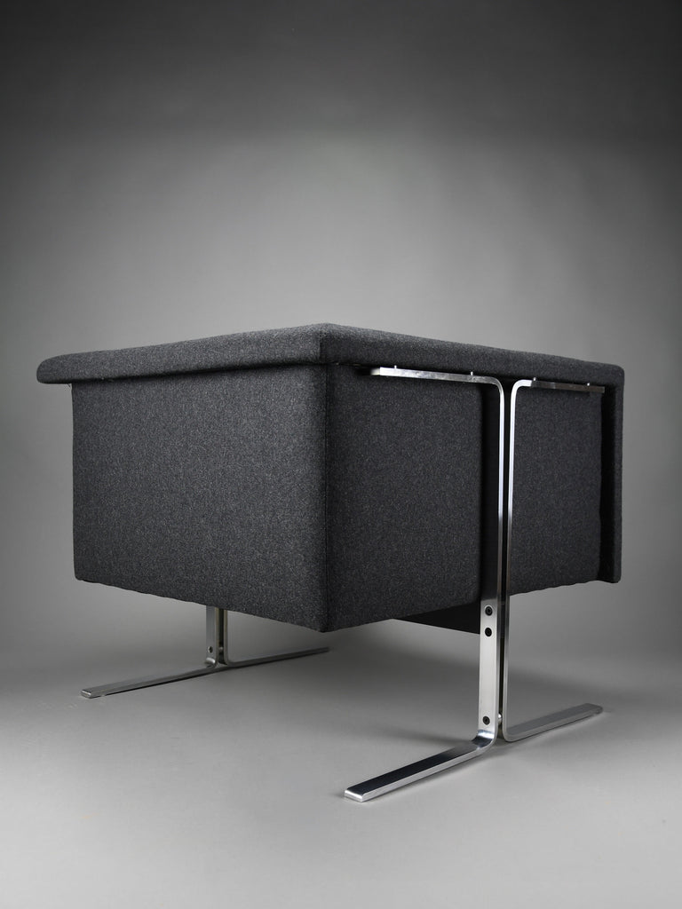Mid-century modern lounge chair by Geoffrey Harcourt for Artifort Netherlands Early 1960s – Reupholstered in recycled