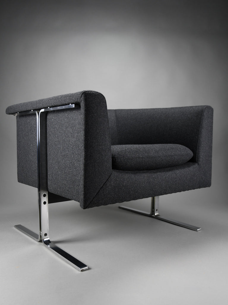 Mid-century modern lounge chair by Geoffrey Harcourt for Artifort Netherlands Early 1960s – Reupholstered in recycled