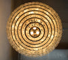 Mid-Century Modern Murano Hand Blown Glass XXL Flush Mount Lamp - lighting