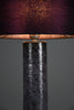 Mid-century modern purple ceramic table lamp by Pieter Groeneveldt Netherlands - Lighting