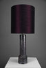 Mid-century modern purple ceramic table lamp by Pieter Groeneveldt Netherlands - Lighting