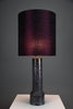 Mid-century modern purple ceramic table lamp by Pieter Groeneveldt Netherlands - Lighting