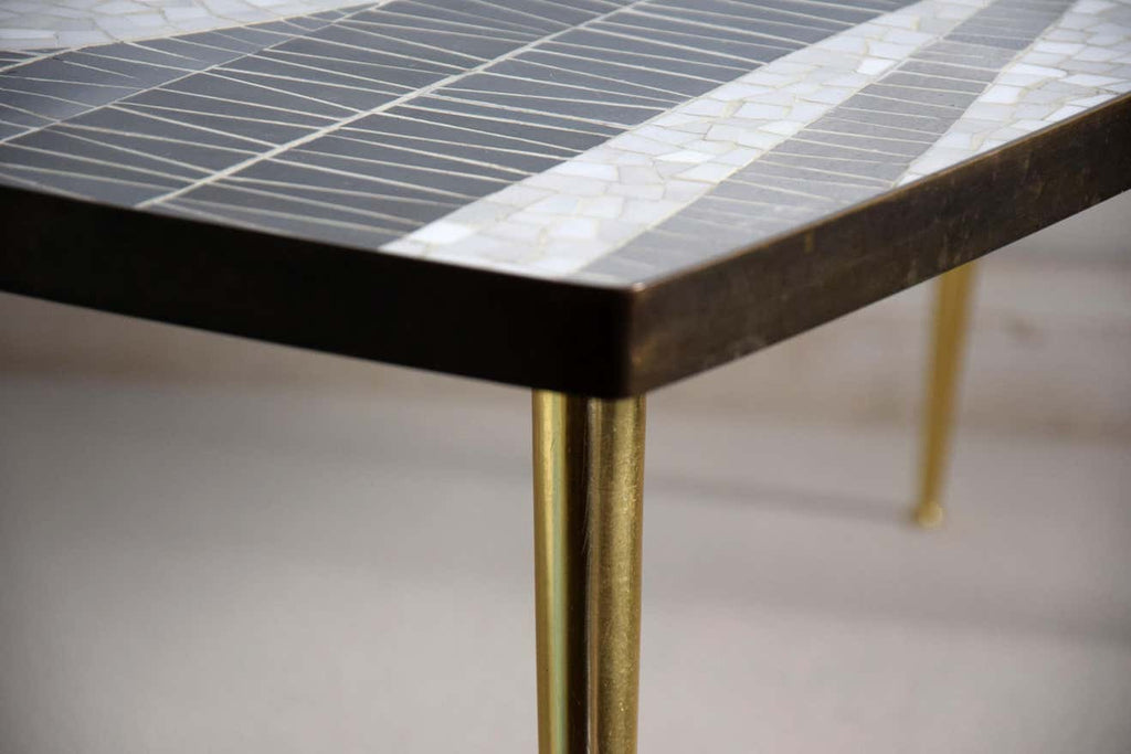 Mid-Century Modern Sculptural Mosaic Coffee Table by Berthold Muller - Furniture
