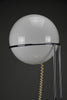 Mid-century modern space age chrome and glass globe table lamp 1970s - Lighting