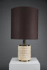 Mid-century modern travertine table lamp attributed to Fratelli Mannelli Italy 960s - Lighting
