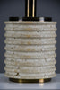 Mid-century modern travertine table lamp attributed to Fratelli Mannelli Italy 960s - Lighting