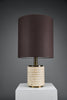 Mid-century modern travertine table lamp attributed to Fratelli Mannelli Italy 960s - Lighting